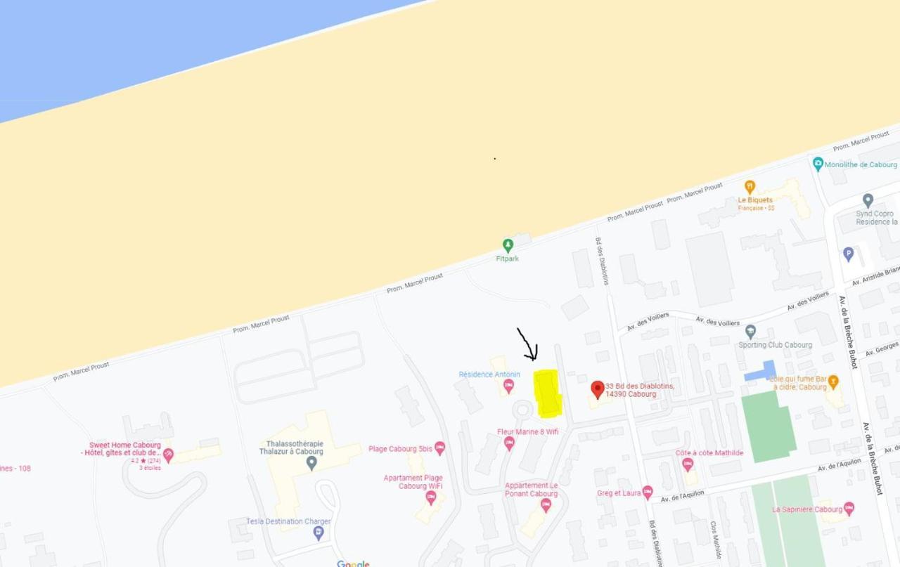 Cabourg T2 Front De Mer - Proche Thalasso Dış mekan fotoğraf